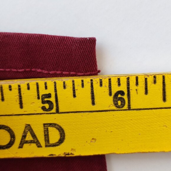 Angry Rabbit jeans women's size 29 burgundy mid-rise - Picture 12 of 12